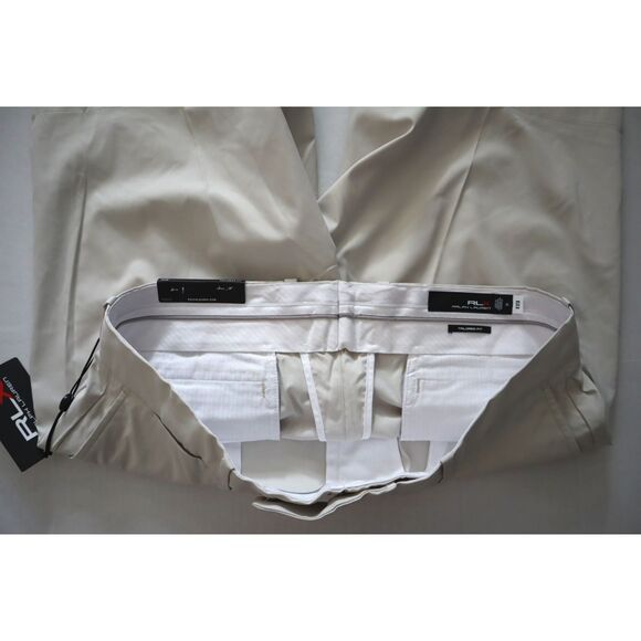 RLX Ralph Lauren Men's Sz 34 Beige Tailored Fit Performance Golf Shorts - Picture 3 of 14